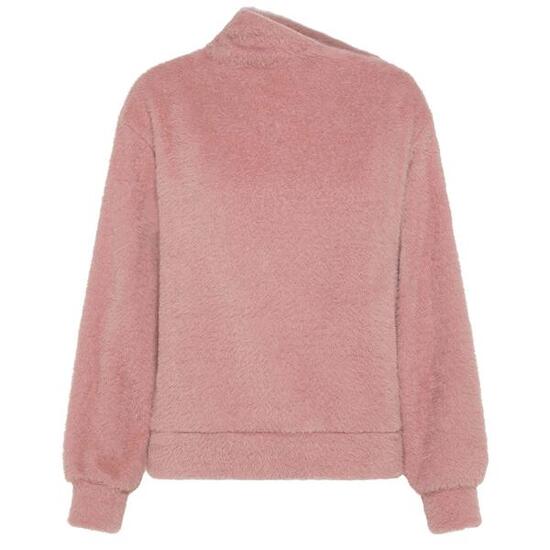 Felpa Deha High Neck Fluffy Sweatshirt Donna