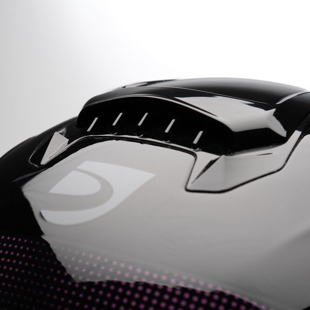 MOTOBLOUZ Casque Intégral OPTIMUS CHERRY-BLOSSOM Black/Pink Shiny | ECE 22.06 6/7