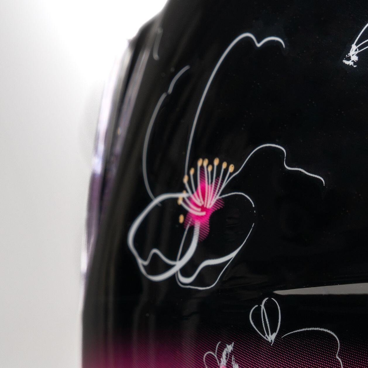 MOTOBLOUZ Casque Intégral OPTIMUS CHERRY-BLOSSOM Black/Pink Shiny | ECE 22.06 7/7