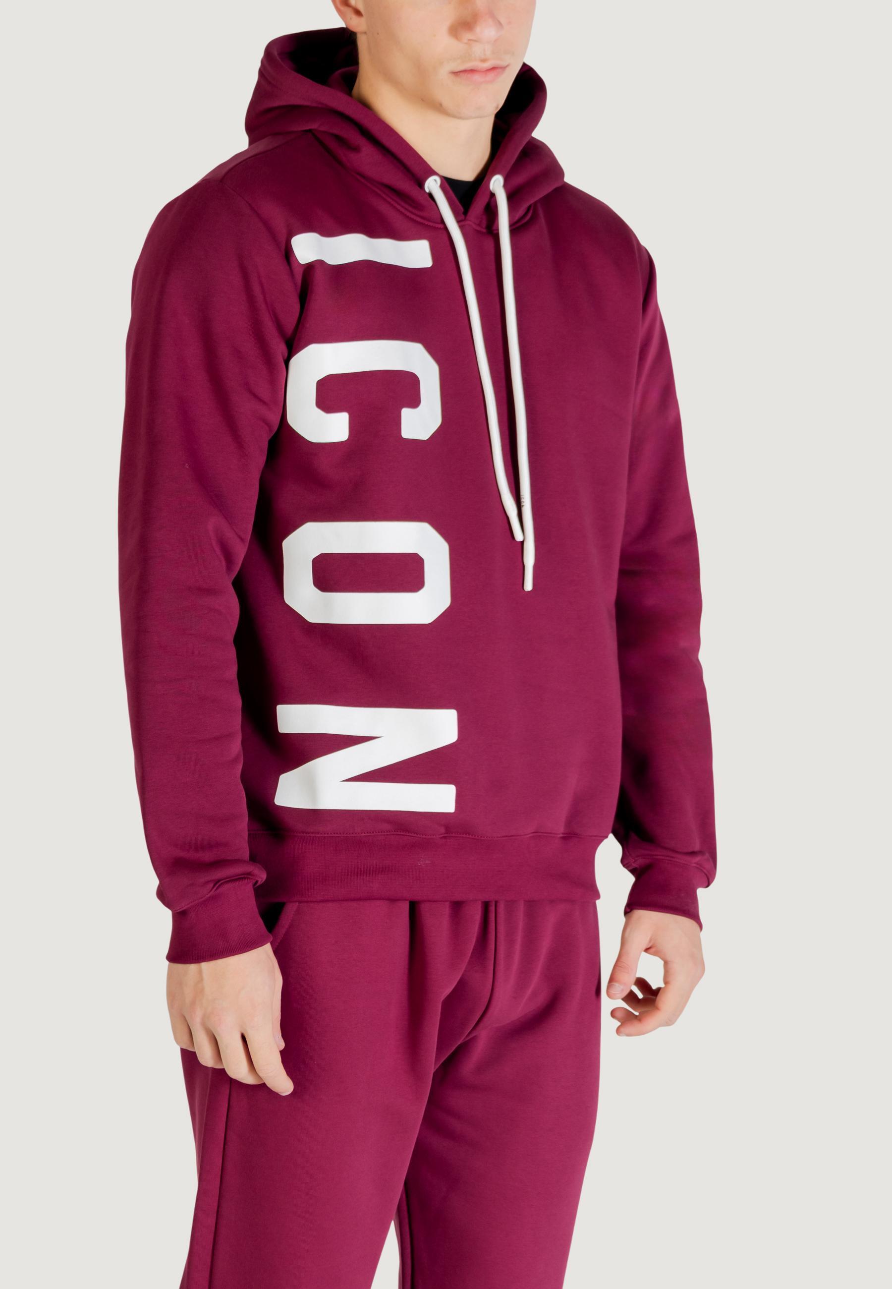 sweat-shirt LOGO VERTICALE HOMME bordeaux 5/5