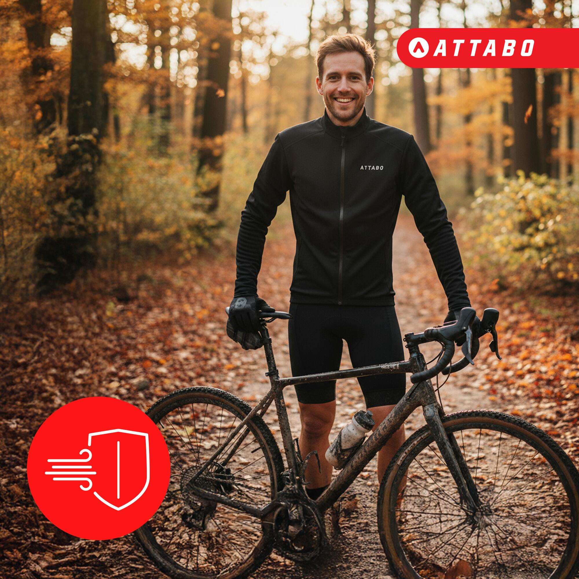 Felpa da ciclismo uomo ATTABO FLEERO REF termica 6/7