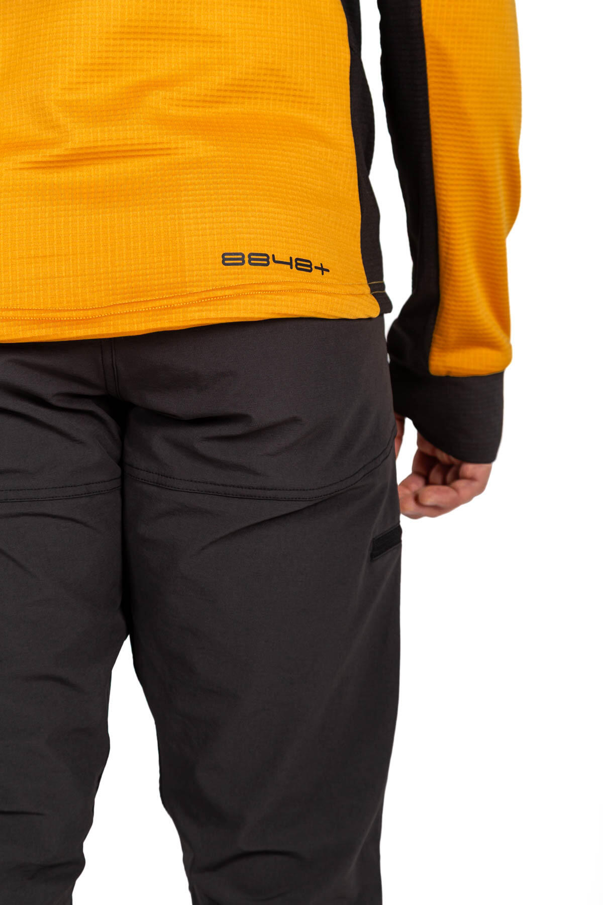 Forro polar com capuz Hornet Vetta Alpinismo Transpirável Homem Preto/Amarelo 3/3