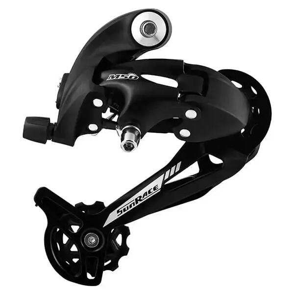 Sunrace RDM57 Rear Derailleur 7/8-Speed Long Cage - 11-34T, 354 g, Black.