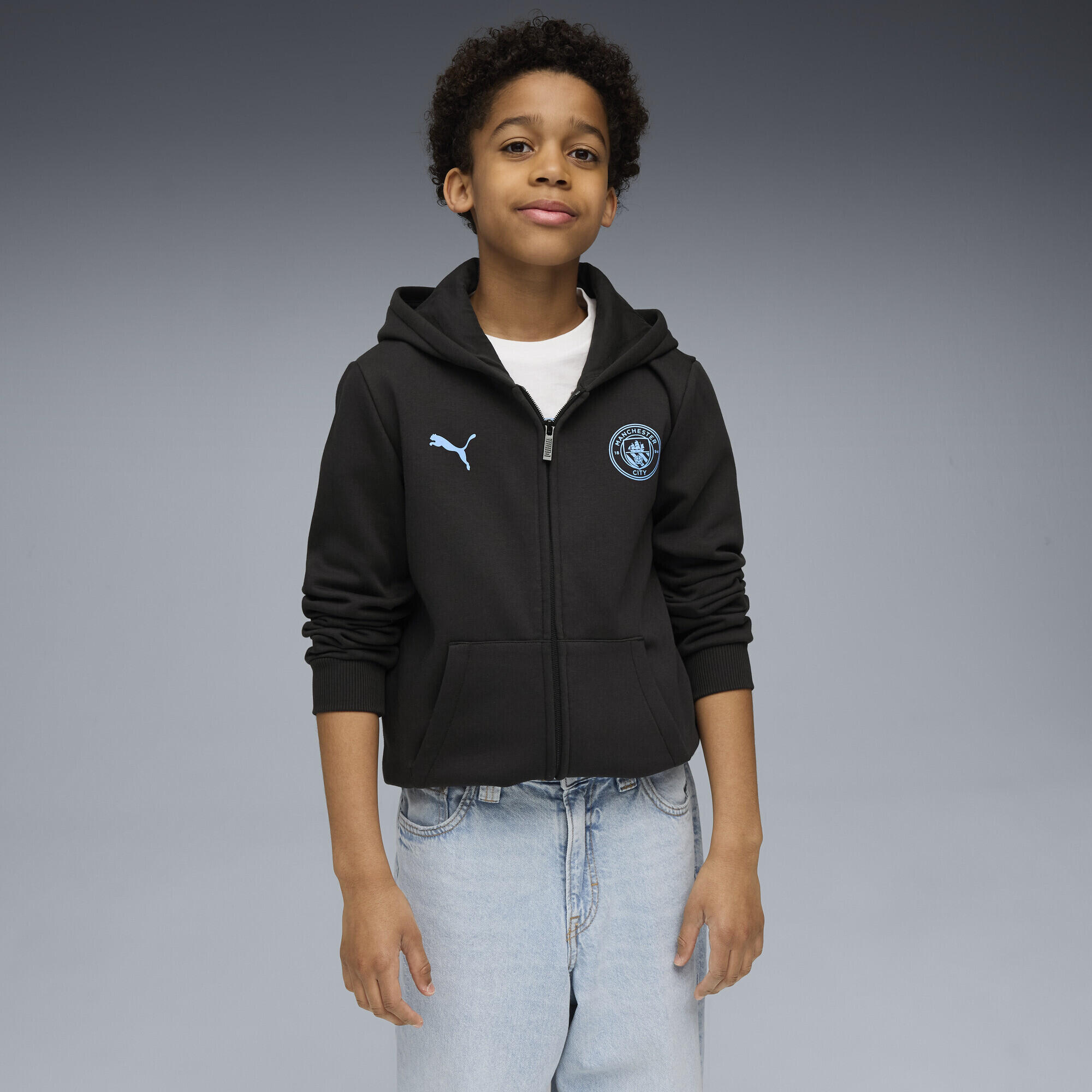 Veste à capuche FtblEssentials Manchester City Enfant et Adolescent PUMA 2/6