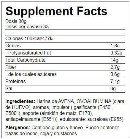 Protein Pancake - 1000g Chocolate Blanco - Quamtrax 6/6