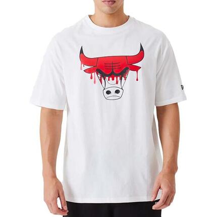 T-shirt Blanc/Rouge Homme New Era Chibul - M