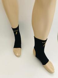 Paire Chevillères Enfant Noires élastique - Sport et loisirs