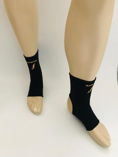 Paire Chevillères Noires élastique