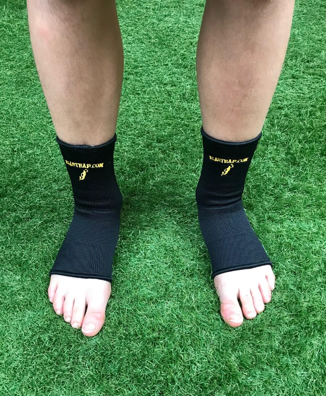 Paire Chevillères Noires élastique 2/2