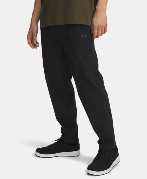 Férfi sportnadrág Under Armour UA UNSTPBLE WOVEN TX TAPER-BLK 1/4