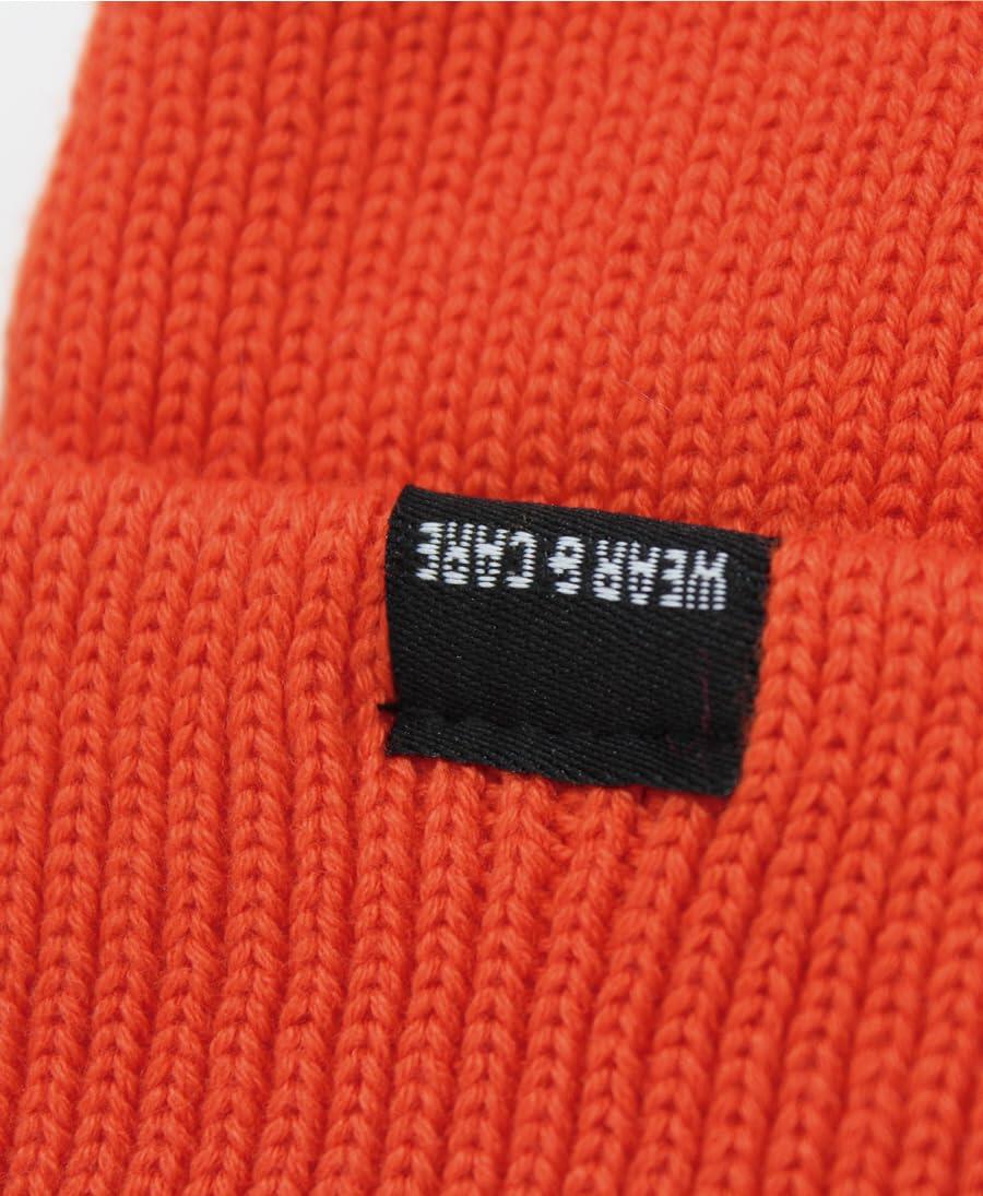 Gorro Beanie - Logo Bordado / Algodón Orgánico / Talla Única (Rojo) 6/7