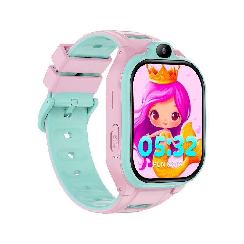 Smartwatch Forever GPS WiFi 4G Kids Boost KW-530 Roz AI nanoSIM VideoCall