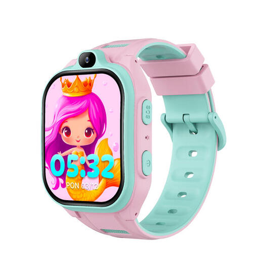 Smartwatch Forever GPS WiFi 4G Kids Boost KW-530 Rose AI nanoSIM VideoCall