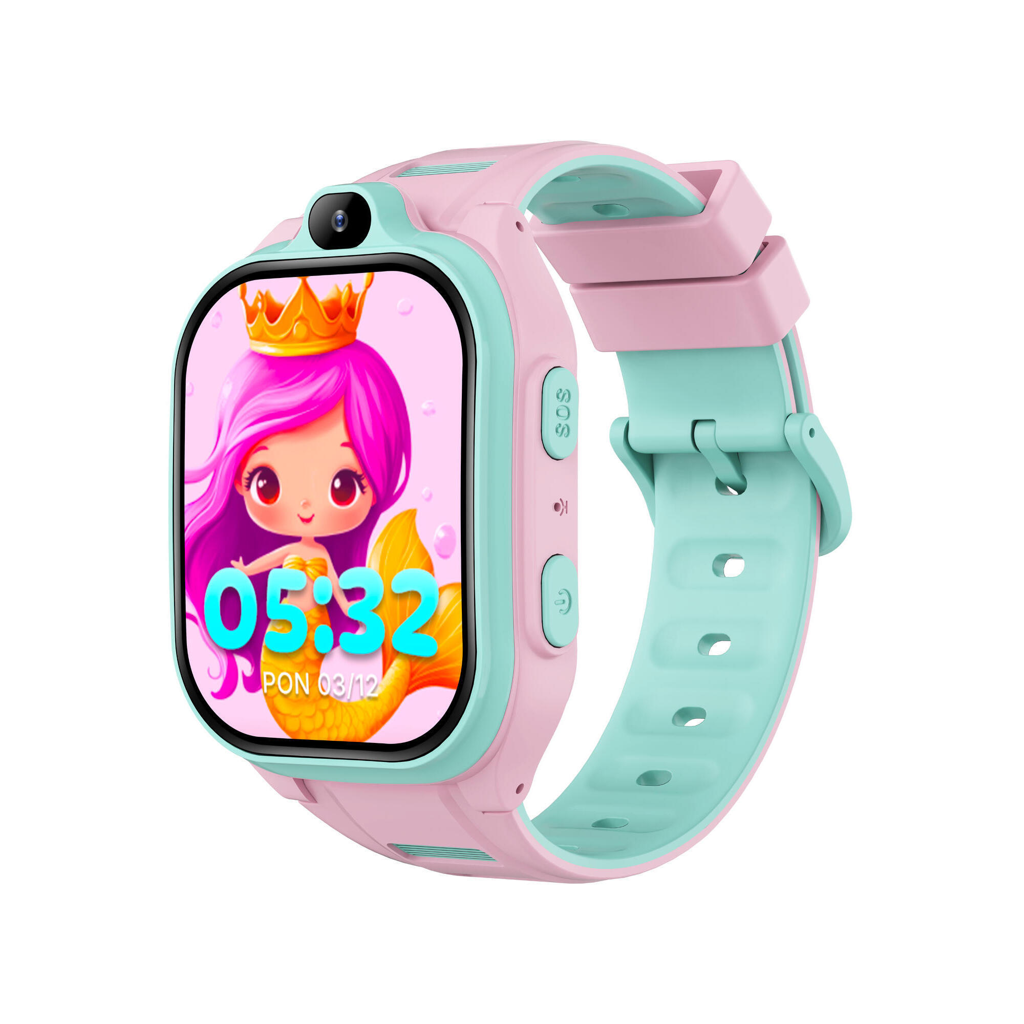 Forever - Smartwatch Forever Gps Wifi 4g Kids Boost Kw-530 Rose Ai Nanosim Videocall - Montre Connectée - Rose - No Size - Decathlon