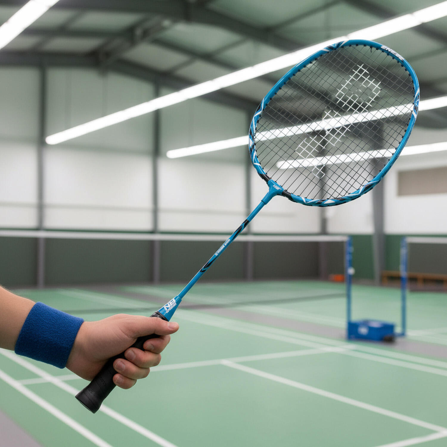 Raquette de badminton CYGNUS 6800 bleue 2/7