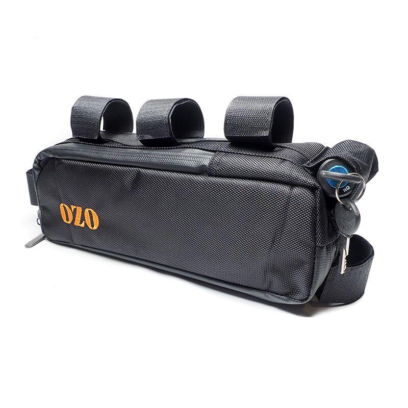 Ozo - Sacoche De Cadre Rectangulaire 3l Pour Batterie De Vélo Électrique 14ah Max – Ét - Adaptateur Pour Porte Vélo - Noir - No Size - Decathlon