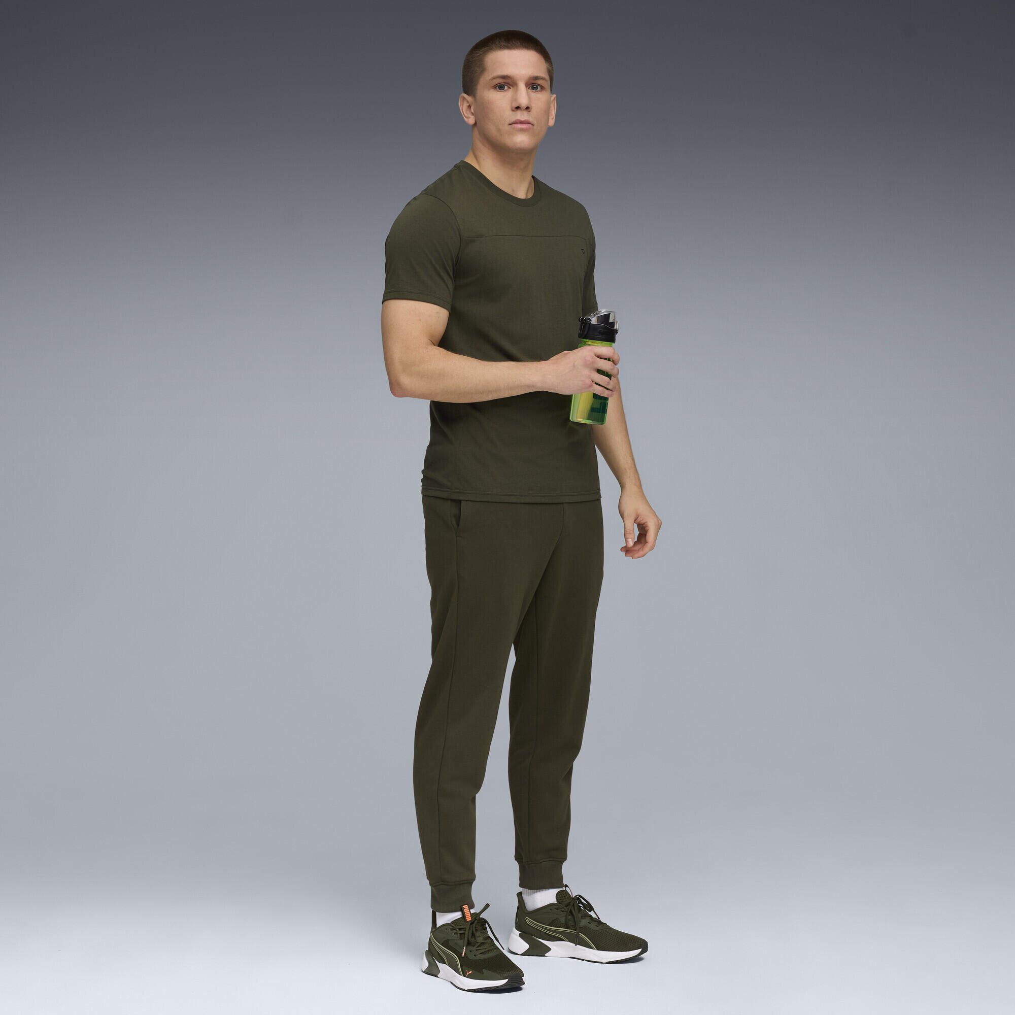 Pánské fitness tričko prodyšné Tad Tech Triblend PUMA 4/5