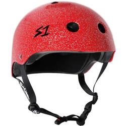 S-ONE Casque LIFER Rouge Paillettes