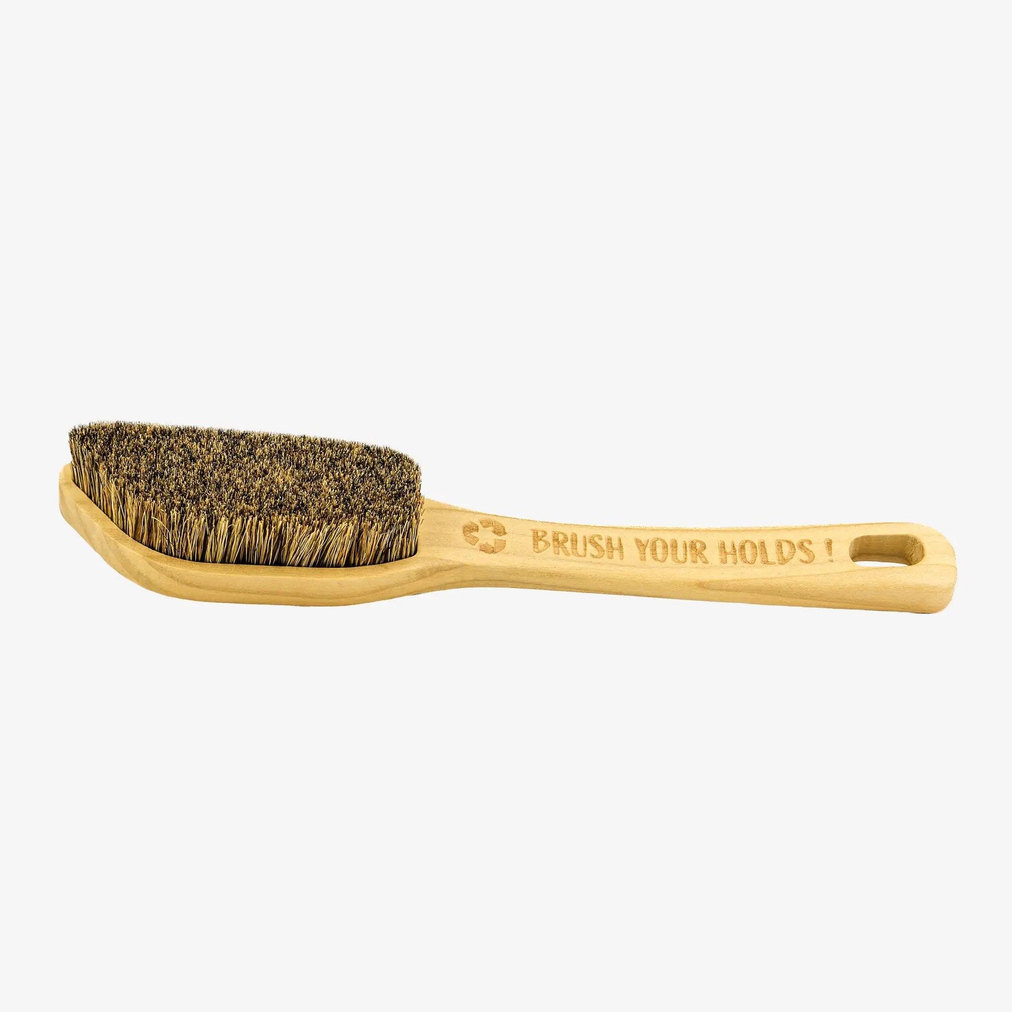 Brosse d’escalade VerticalBrush – bois & poils naturels - L 1/7