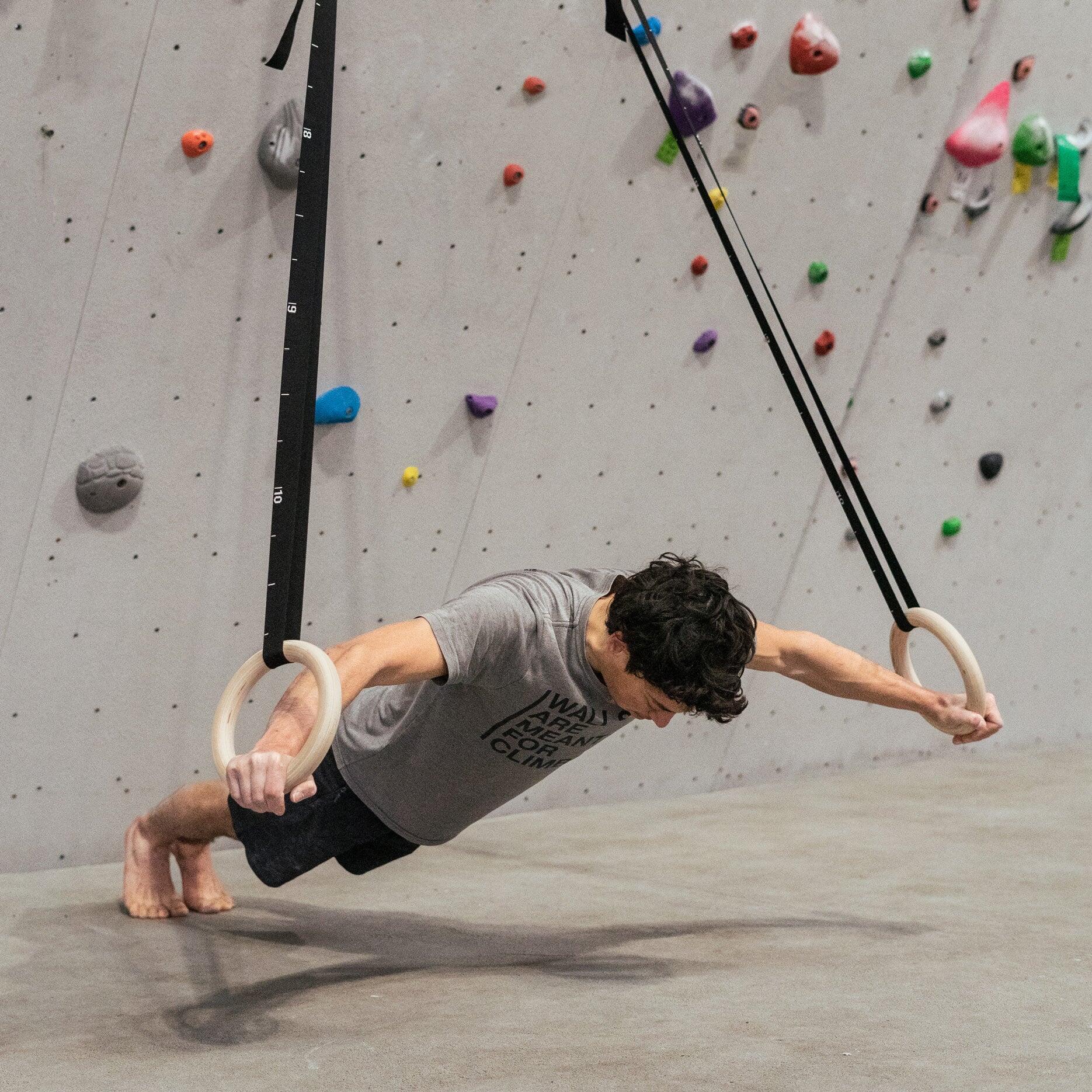Anneaux de renforcement Gym Rings – Entraînement escalade 6/7