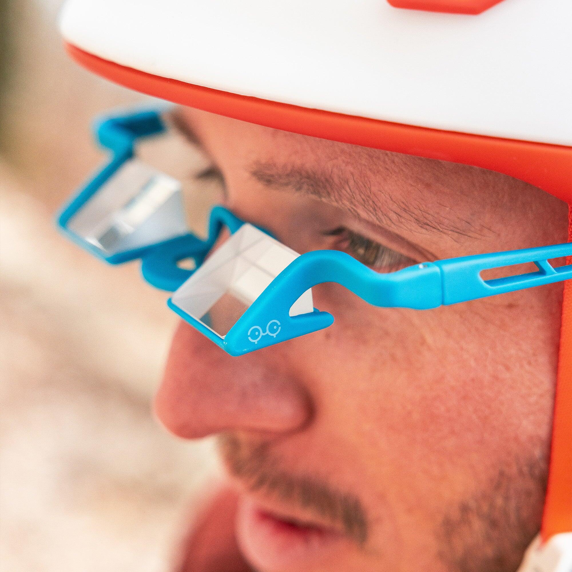 Plasfun Evo zekeringsbril – verruimd zicht & nekcomfort – Blue 5/8