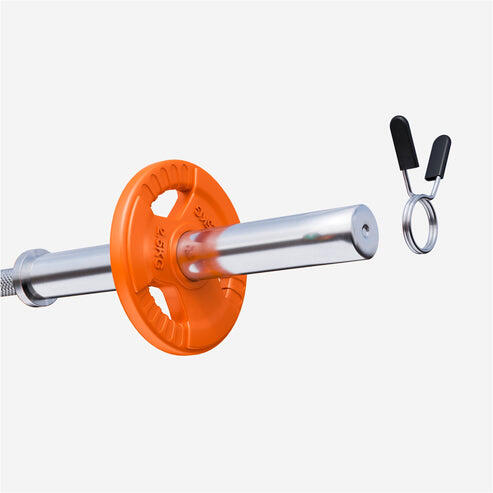 DISQUE DE MUSCULATION OLYMPIQUE CAOUTCHOUC GRIP 51MM | AU CHOIX DE 1,25KG À 25KG 4/7