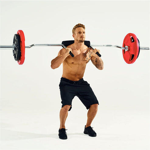 DISQUE DE MUSCULATION OLYMPIQUE CAOUTCHOUC GRIP 51MM | AU CHOIX DE 1,25KG À 25KG 5/7