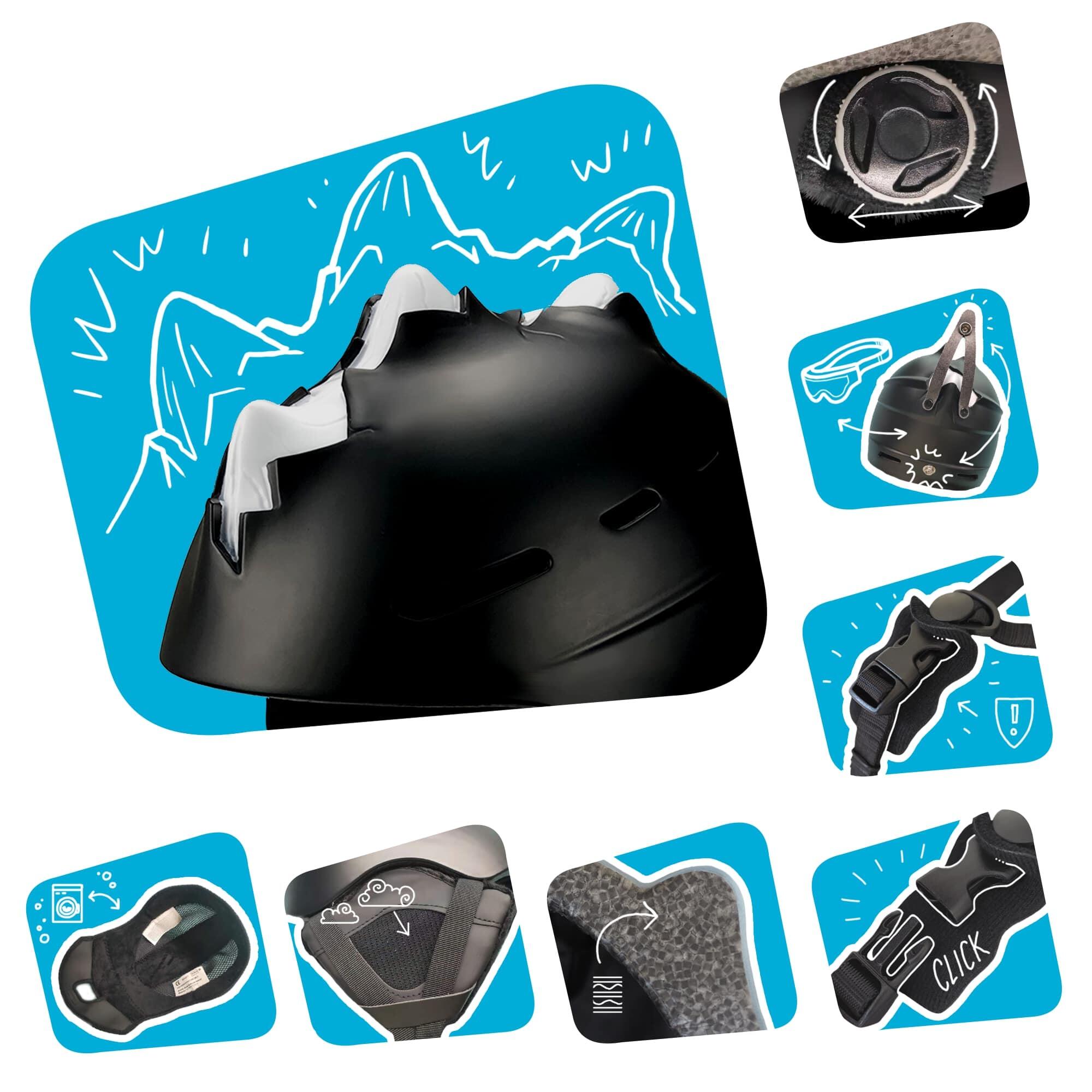 Casque de ski Crazy Safety Bone Spike 3/5
