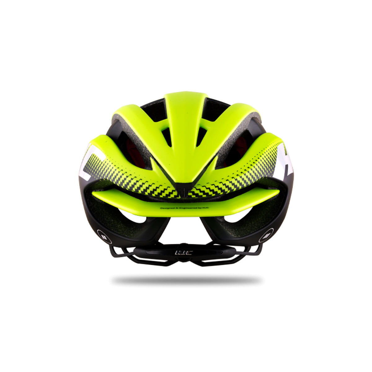 Casque de route IBEX - Vert motif mat 3/4