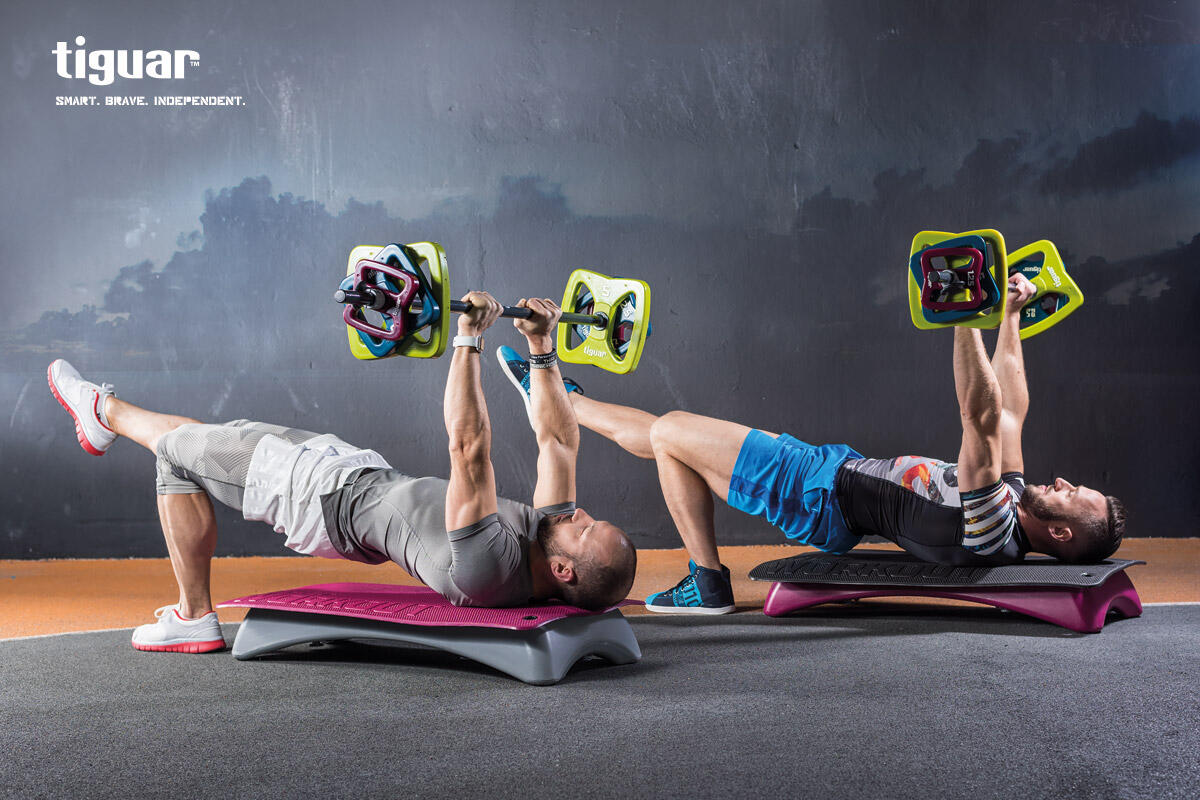 Mata fitness workout tiguar 100 x 50 x 1cm czarna 3/4