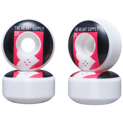 Set centrano skateboardwielen heart supply clean heart 99a (x4)