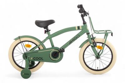 Amigo jongensfiets 2cool 16 inch jongens terugtraprem groen