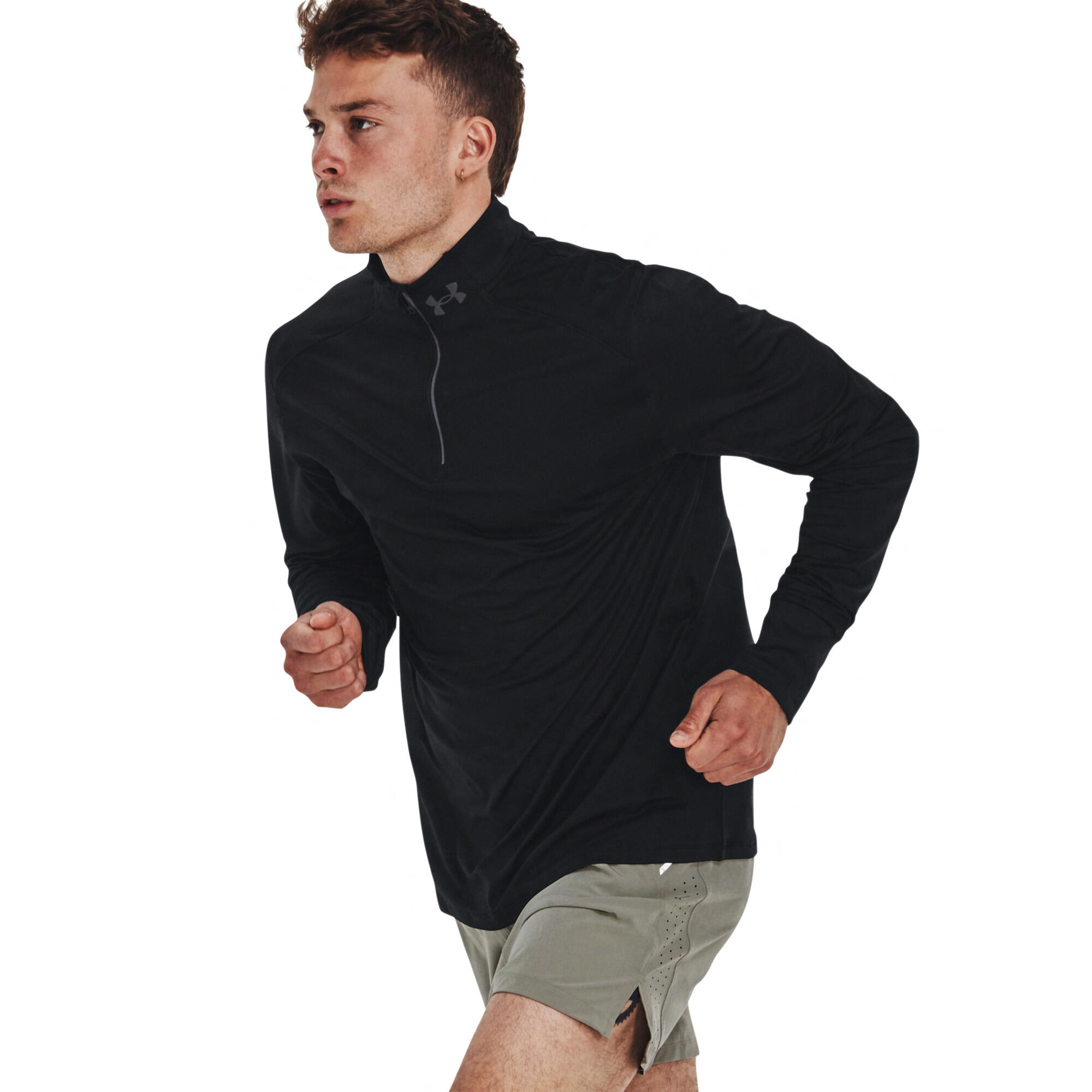Camisola com fecho de correr de 1/4 Under Armour Qualifier Run 6/7