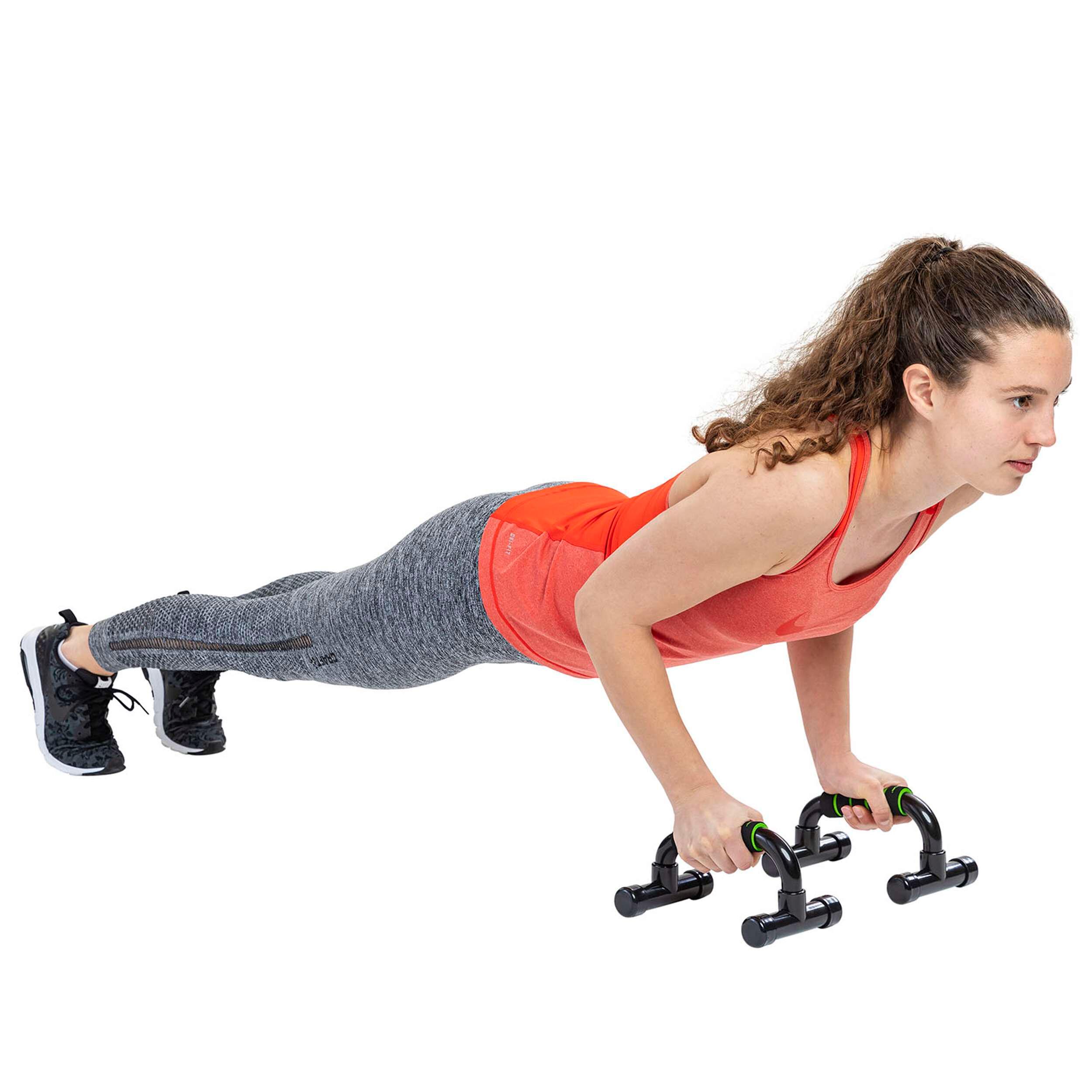 Barres de push-up PVC bleu 2/7
