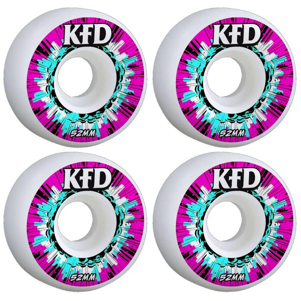 Kfd - Roue De Skateboard Kfd Blast (x4) - Roue - Bleu|noir|rose - Taille Unique - Decathlon