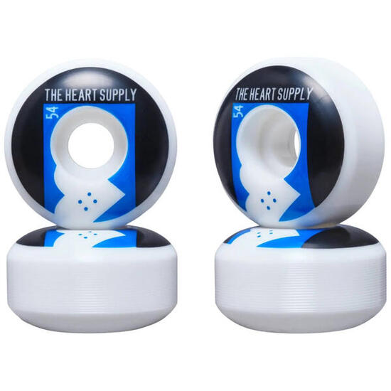 Pack de roues de Planche de skate Centrano Heart Supply Clean Heart 99A (x4)