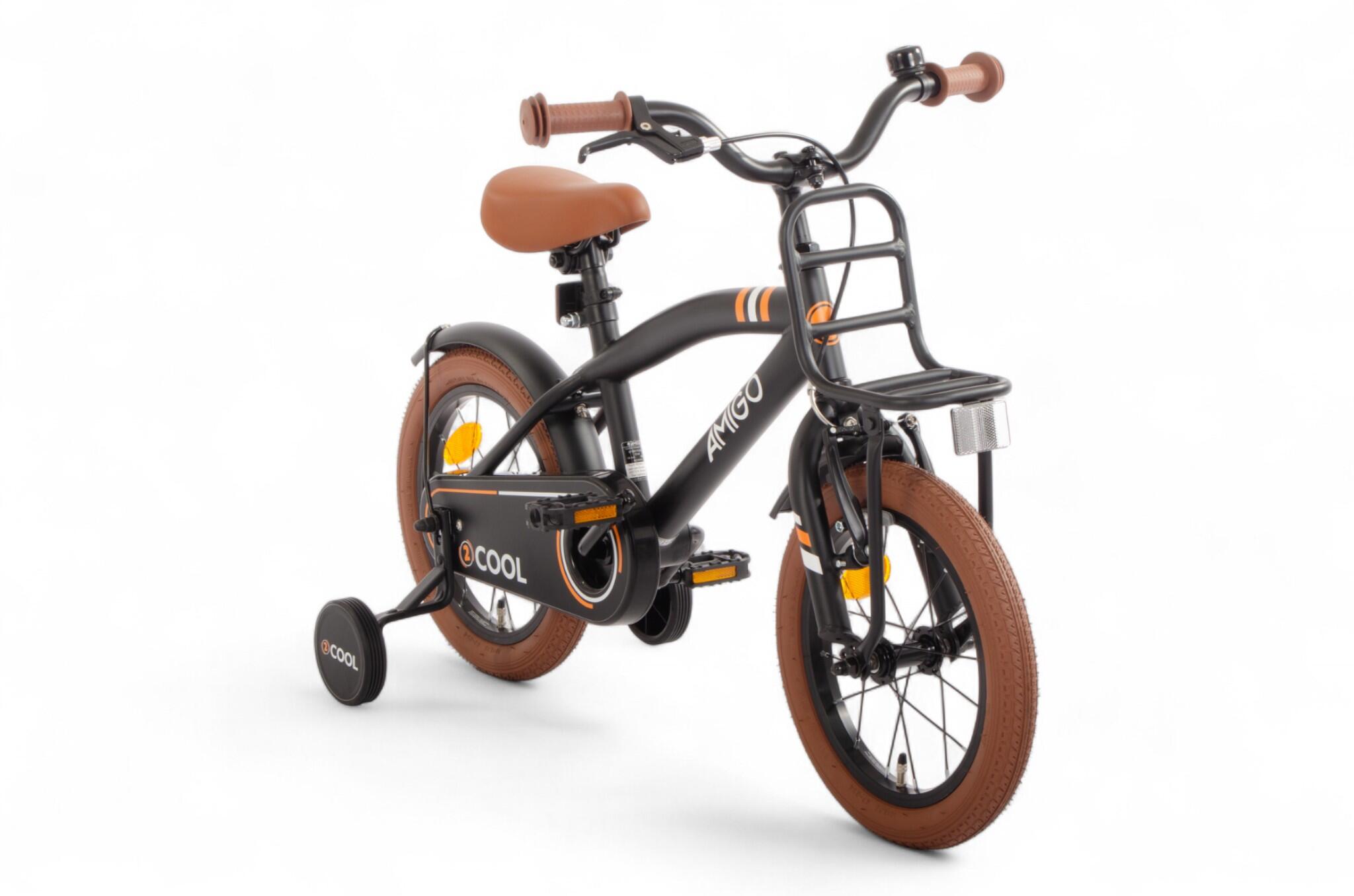 2Cool 14 Inch Jongens Terugtraprem Zwart 2/7