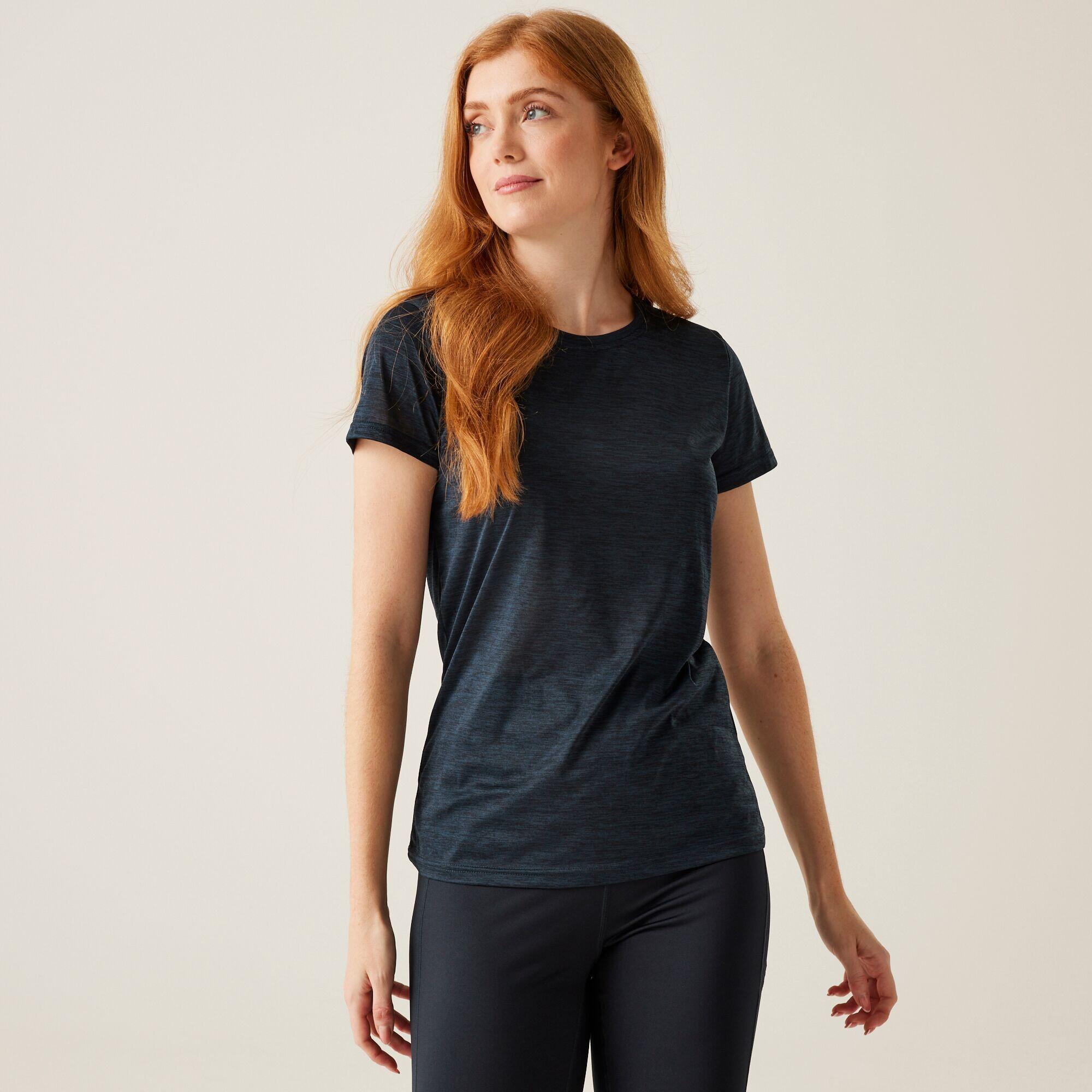 Tee Shirt Respirant Regatta "Womens Fingal Edition" Bleu 36 5/7