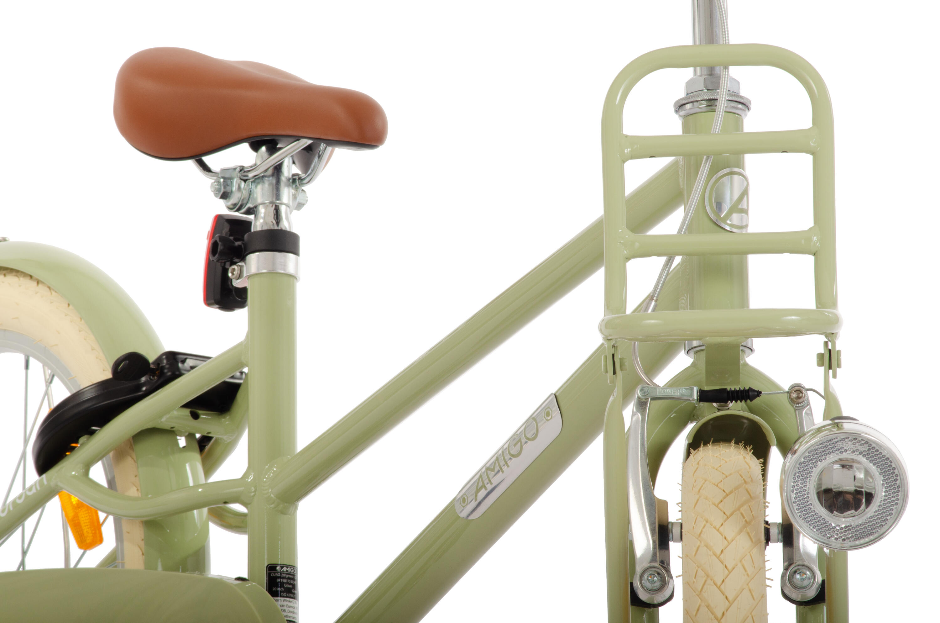 Urban Aluminium Frame 20 Inch Meisjes Terugtraprem Groen 4/7