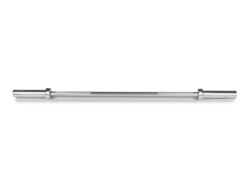 Barre olympique professionnelle (50 mm) 1,5 m + butées 1/1