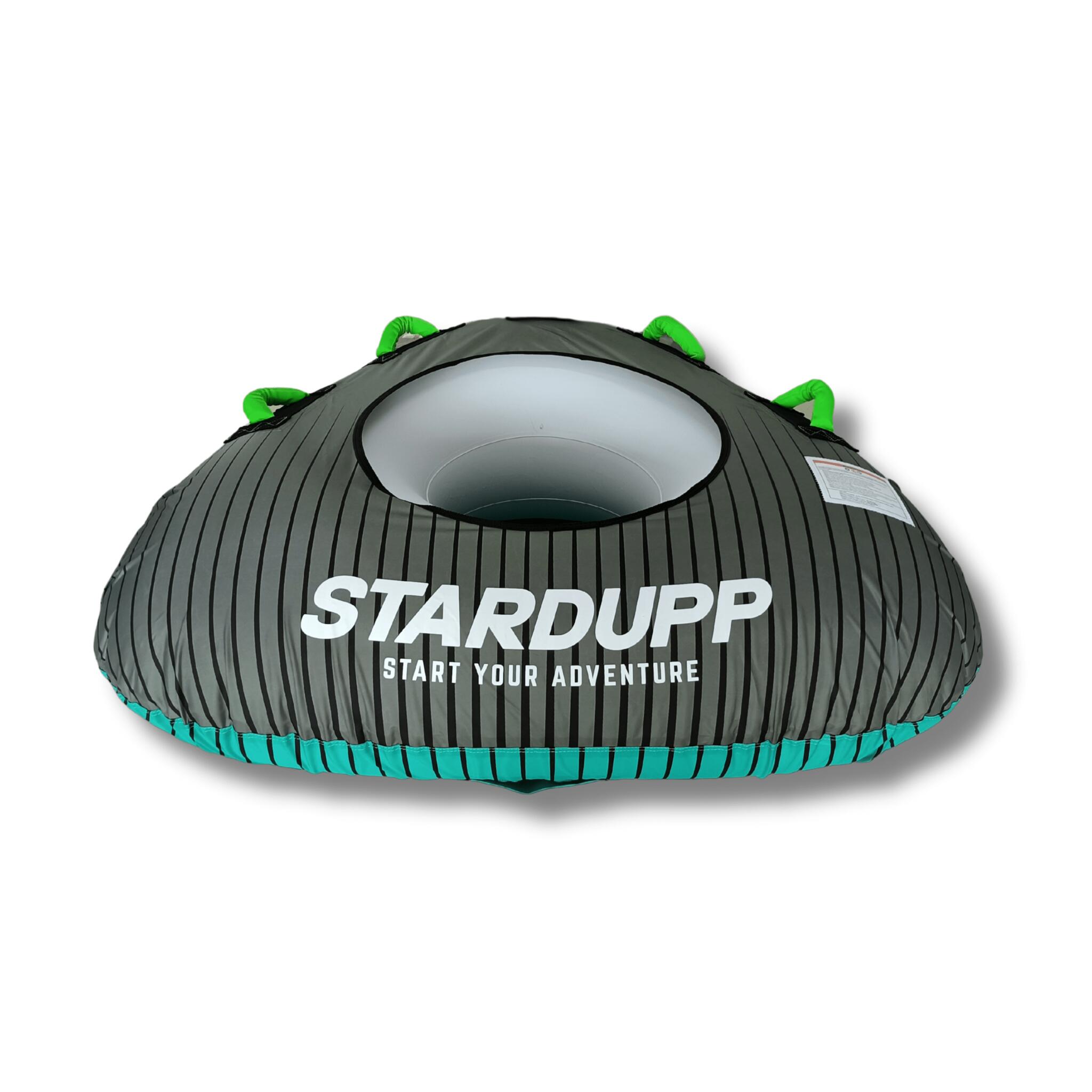 Stardupp Solow Funtube - 1 Pessoa - Boia insuflável para rebocar atrás do barco 7/8