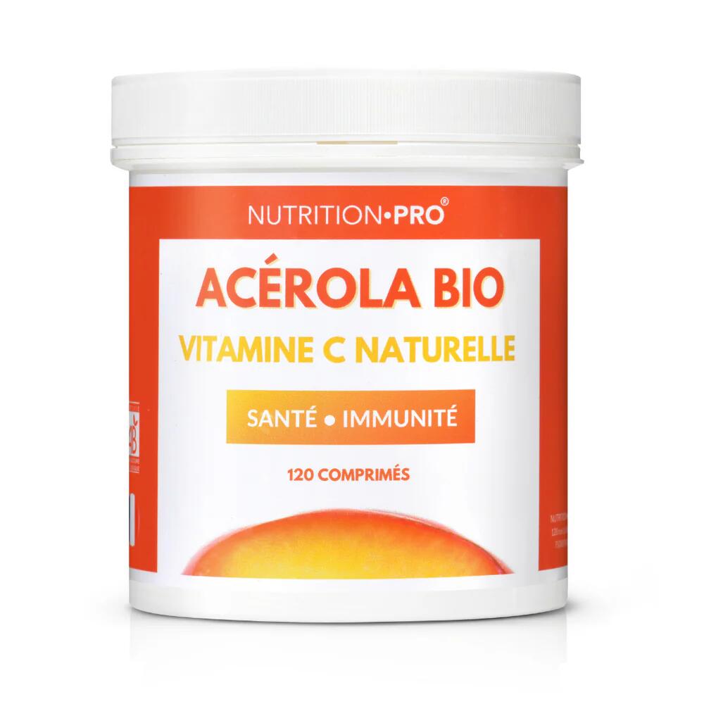 Nutrition Pro - Acérola Bio - 120 Comprimés - Vitamines - Decathlon