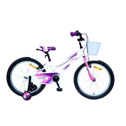 Vélo junior UMIT CALYPSO 20" blanc/rose
