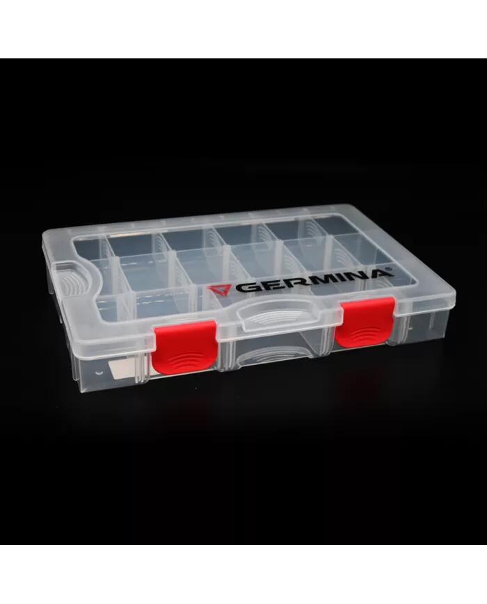 Pudełko wędkarskie na przynęte Germina Clear 27,5×18,5×4,5 cm 2/3