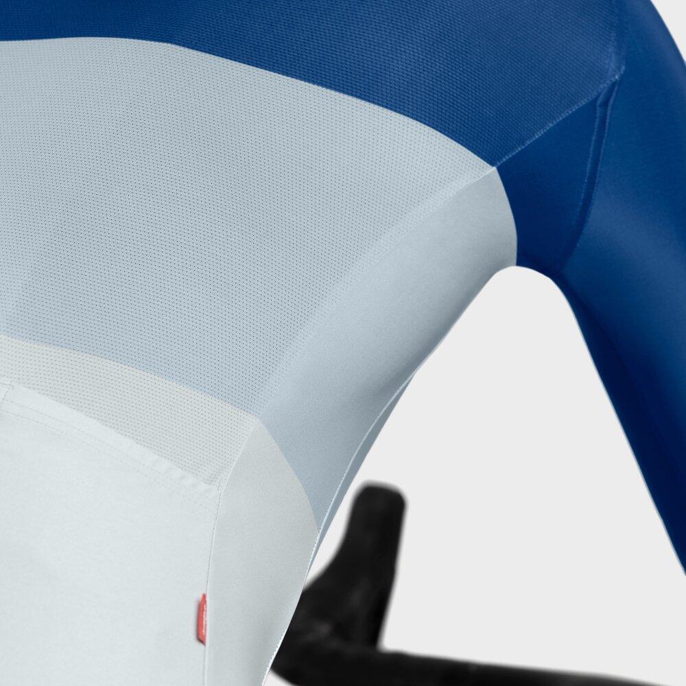 Camisola de ciclismo manga curta homem M2 Riedberg Azul 6/7