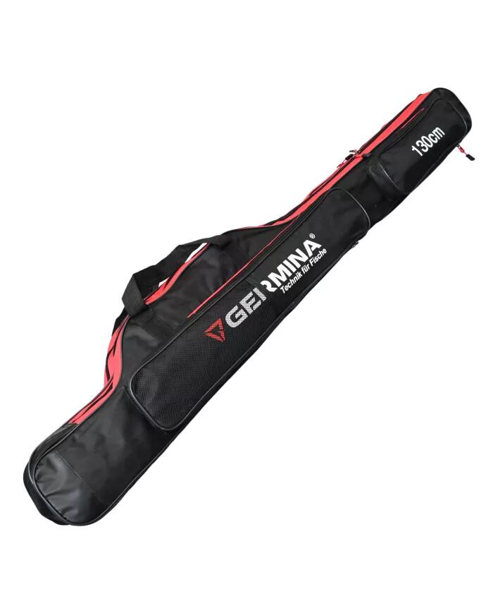 Pokrowiec na wędki Germina dwukomorowy 130 cm torba 2/6