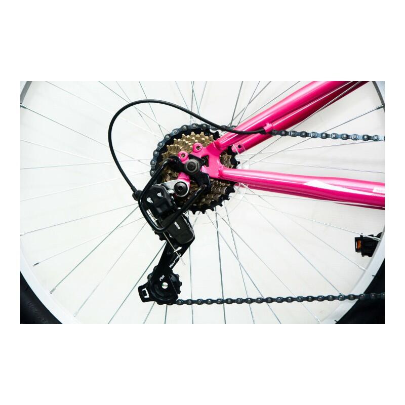 Bicicleta infantil UMIT DIANA rosa e branca de 24 polegadas 6/6