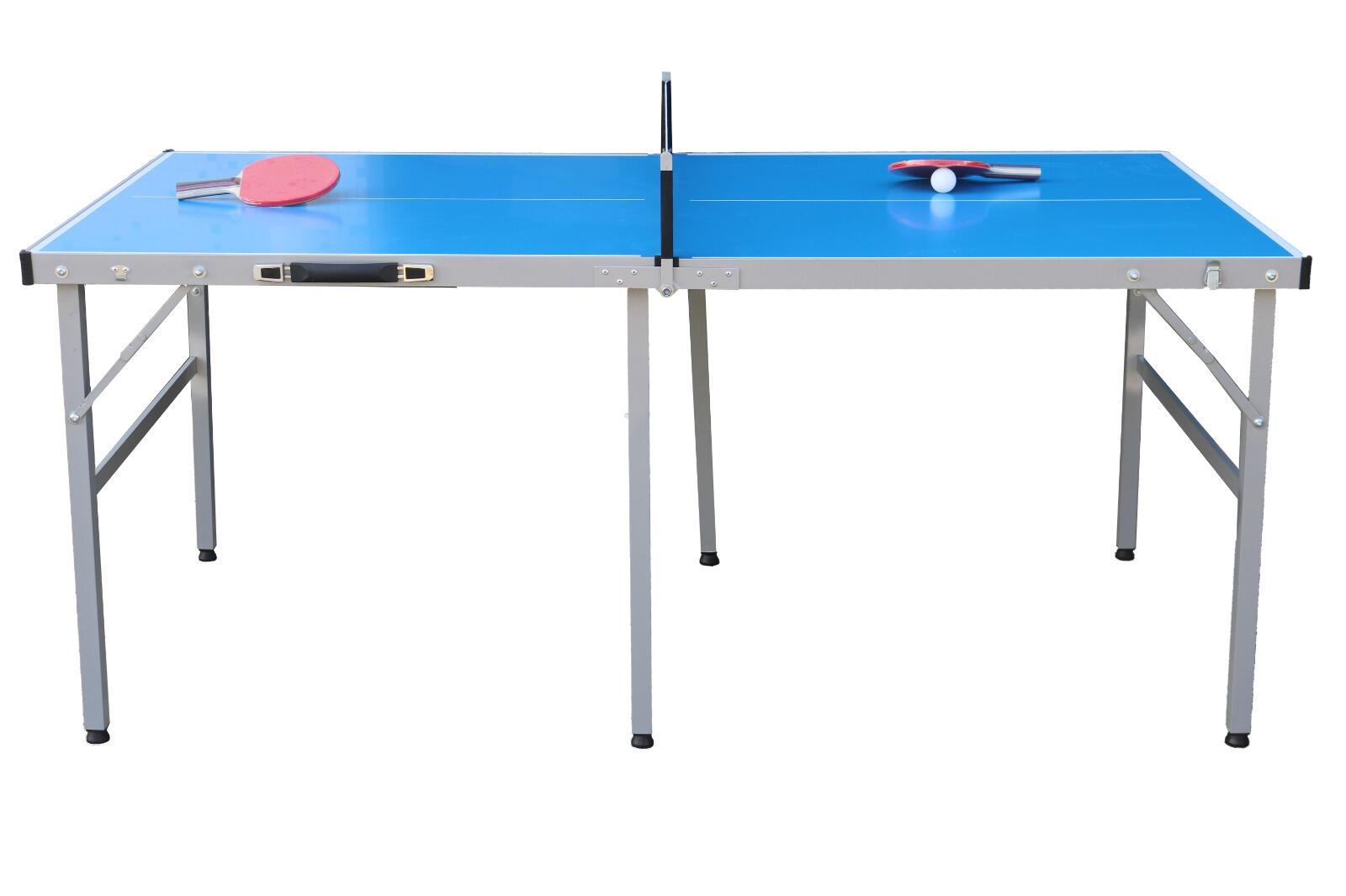 Stół do tenisa stołowego dla dzieci ATLAS SPORT aluminiowy składany 183x92 2/4