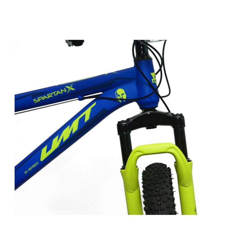 BICICLETTA JUNIOR UMIT SPARTAN X BLU-GIALLO 24" 2/6