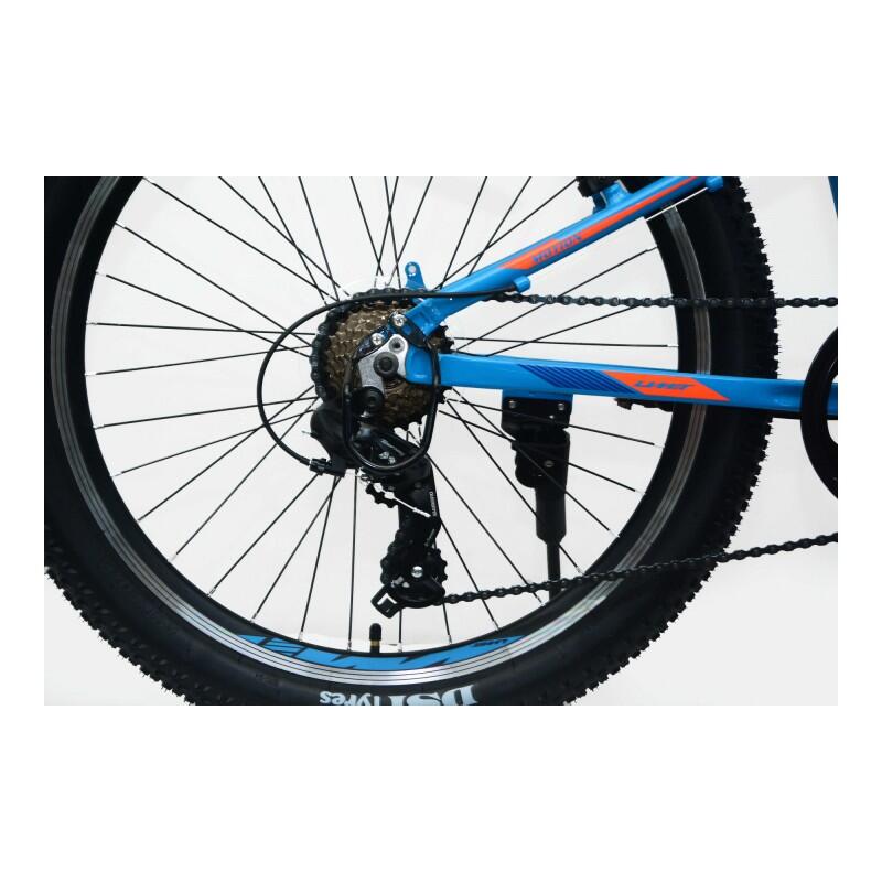 BICICLETA UMIT 24" 4MOTION AZUL-NARANJA 6/7
